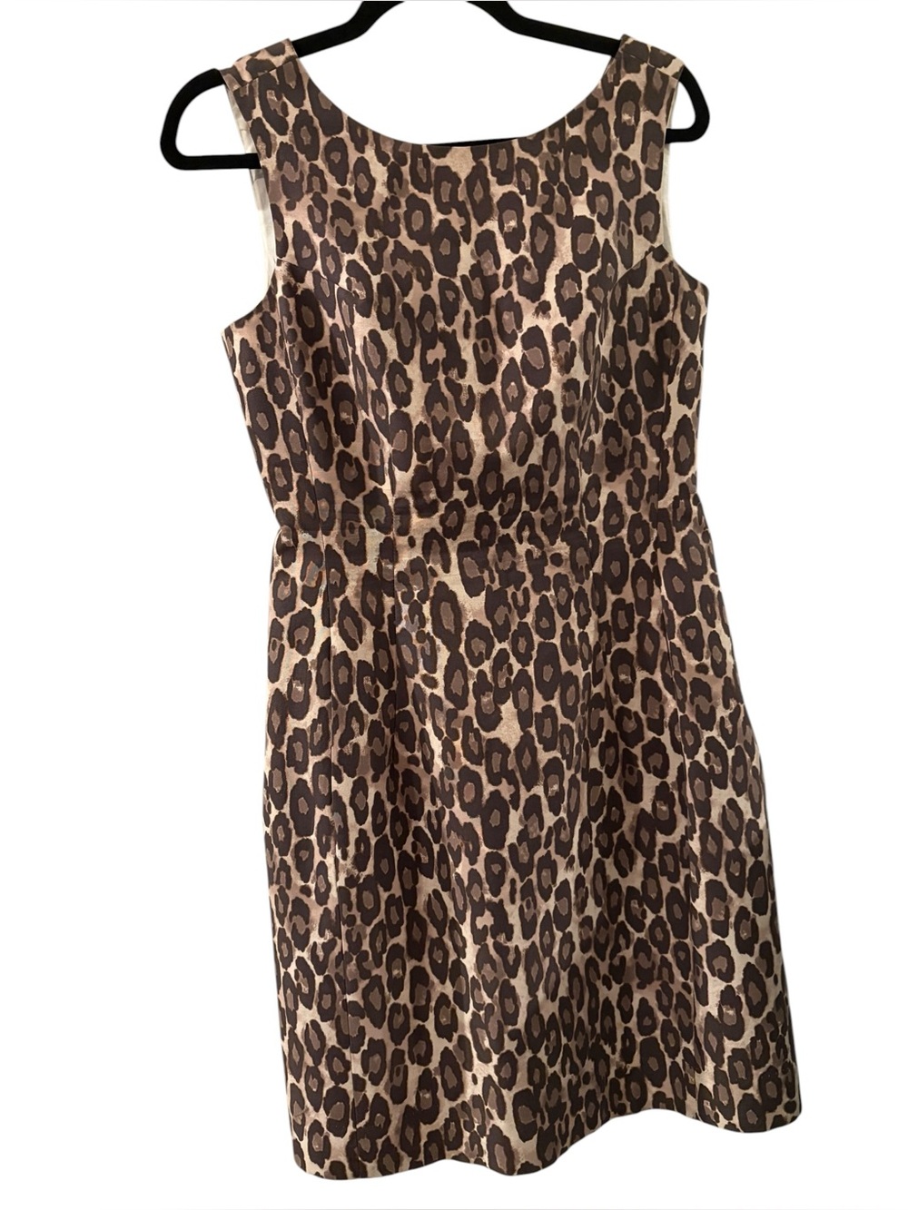 Kate Spade Silk Blend Leopard Print Dress Size 8